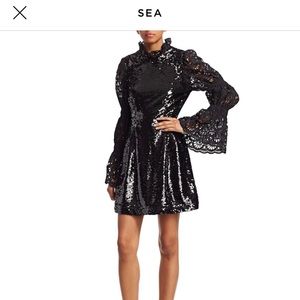 SEA Sequin A-line Dress
